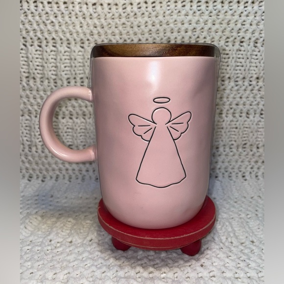 Rae Dunn PEACE JOY LOVE Mug with Topper - Picture 3 of 3